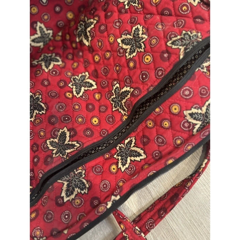 Large Vera Bradley Shoulder‎ Bag Retired Red Coin Pattern - Picture 7 of 7